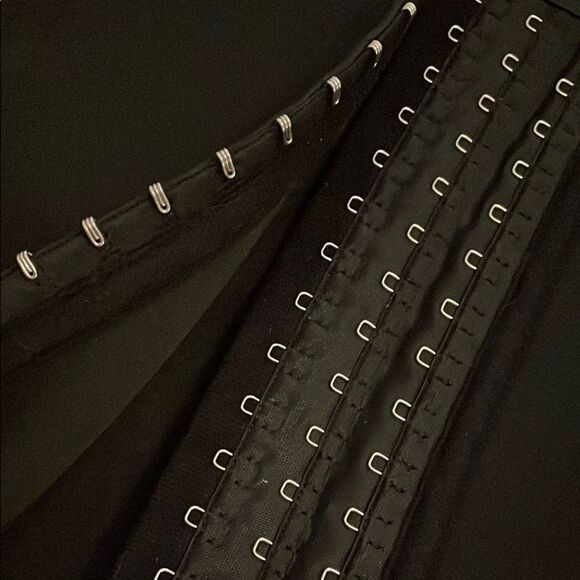 Black Waist Trainer Corset Adult Size Extra Large Unbranded - Picture 6 of 7